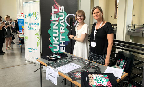 Der Stand des Zukunftspakets beim Jugendengagementkongress in Berlin