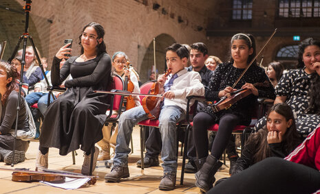 Das Al-Farabi Jugendorchester in der Berliner Zitadelle Spandau